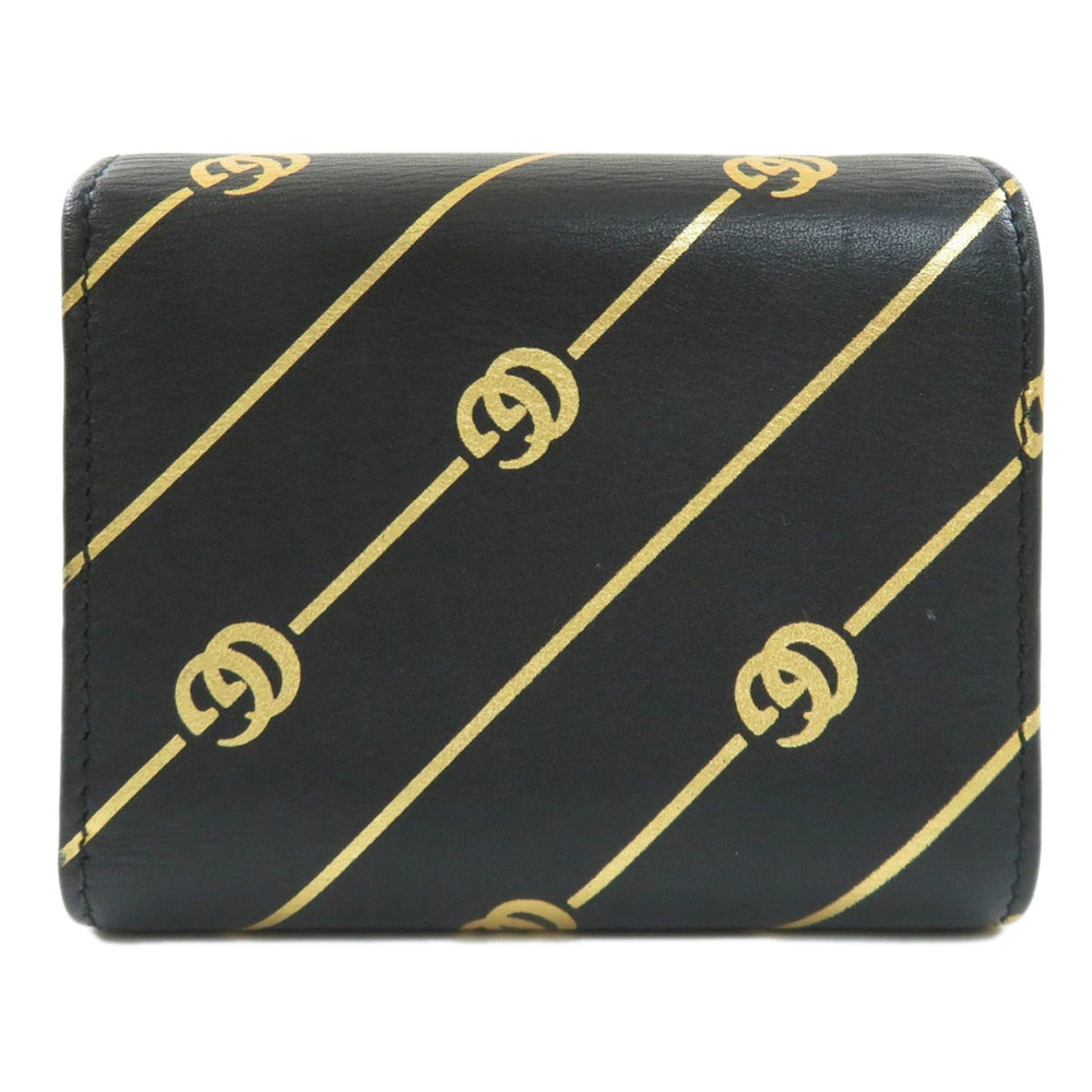 Gucci GG Marmont fold Bi Wallet Leather